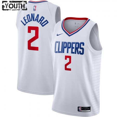 Maillot Basket Los Angeles Clippers Kawhi Leonard 2 2020-21 Nike Association Edition Swingman - Enfant